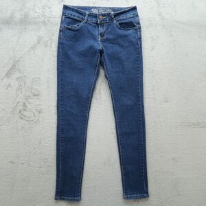 Give Me 5ive Jeans Juniors Size 11 Blue Low-Rise Skinny Denim Pants 30" Inseam